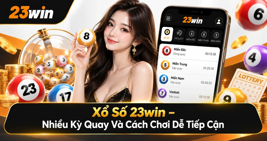 Xổ Số 23win – Nhiều Kỳ Quay Và Cách Chơi Dễ Tiếp Cận